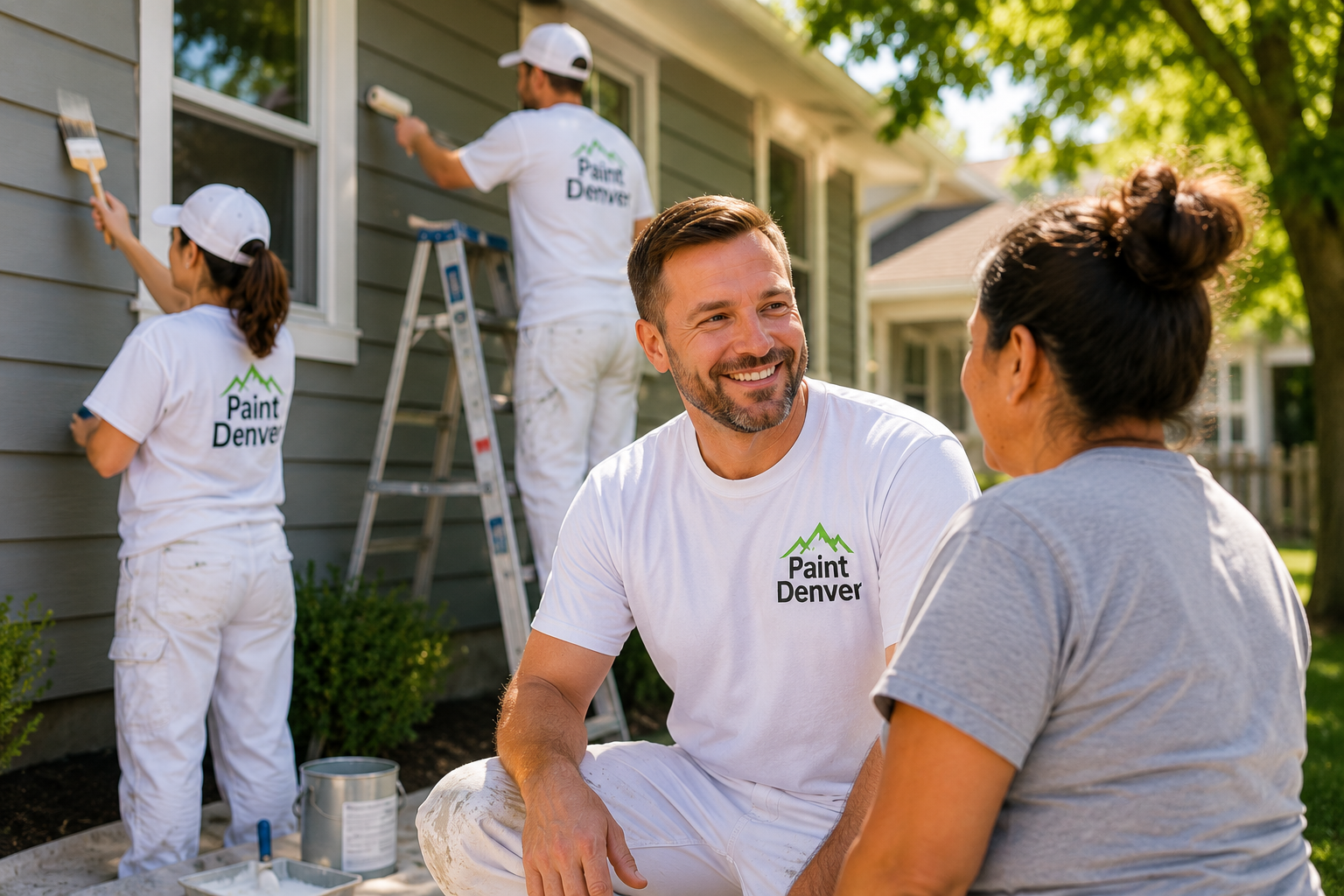 Paint Denver team supporting the community